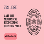 GATE 2023 Question Paper with Answer Key PDF for Mechanical Engineering Feb 4 Afternoon Session ZPYP